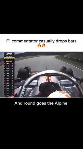 When F1 commentators freestyle 😂 #f1 #f1shorts #shorts