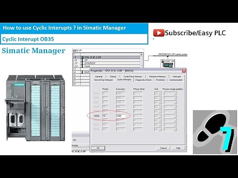 How to use OB35 Cyclic Interrupt in Simatic Manager ?