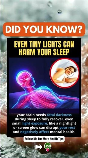 Tiny Lights, Big Problem? Why Your Sleep Needs Total Darkness 🌙