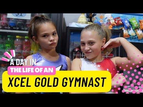 DAY IN THE LIFE OF AN XCEL GOLD GYMNAST!