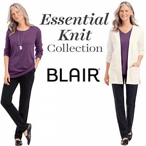 Get back to basics in our versatile, easy-care premium knits–super-soft and stylish with superior stretch for a great fit. | Blair