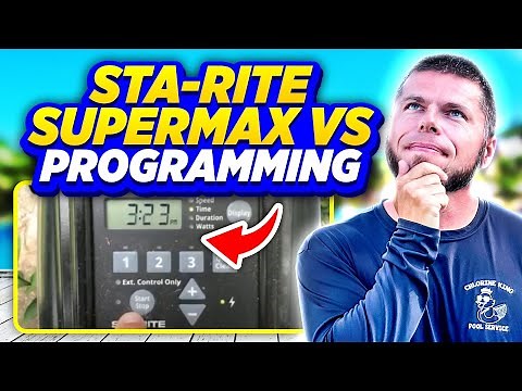 How To Program Sta-Rite SuperMax VS Pump | Step-By-Step Pool Pump Setup