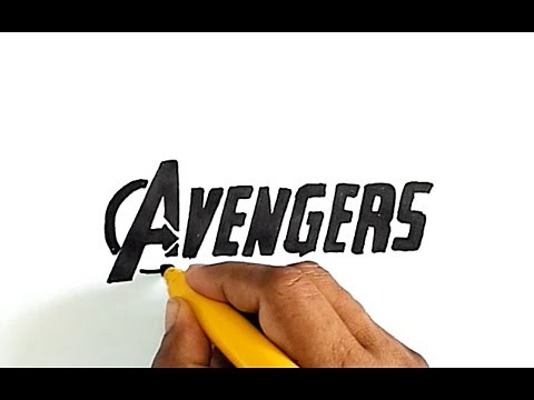 How to Draw The Avengers Logo
