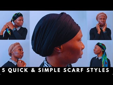 Head Wrap | Turban Tutorials, No Pins | Head Wrap Tutorial | How To Style Headscarf | DIY Turban