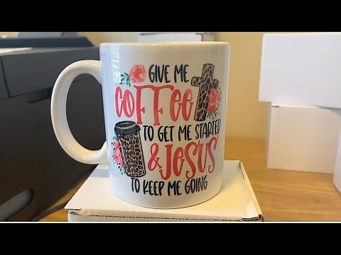 HOW TO SUBLIMATE A MUG USING A CONVECTION OVEN