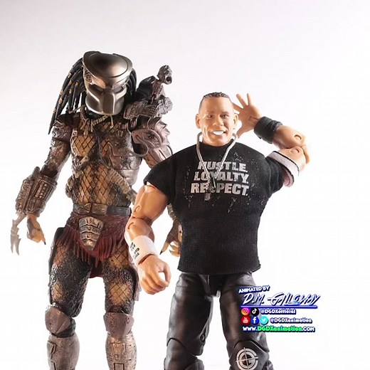 John Cena vs Predator Stop Motion Animation