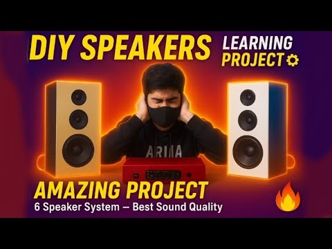 DIY Sound System with Homemade MP3 Player | Powerful Custom Speaker Build