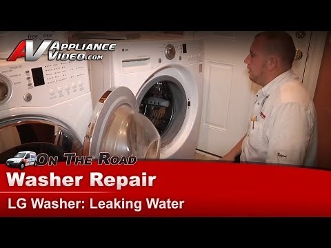 LG Washer Repair - Leaking Water - Gasket