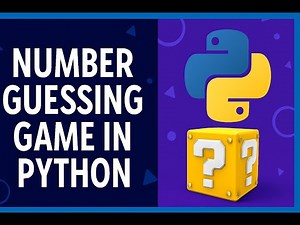 How to make number guessing game in python