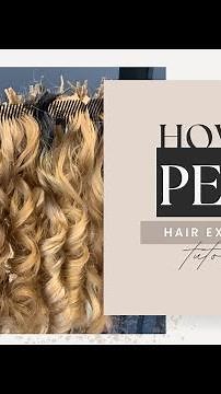 How To Perm Your Hair Extensions | Perming Hair Tutorial