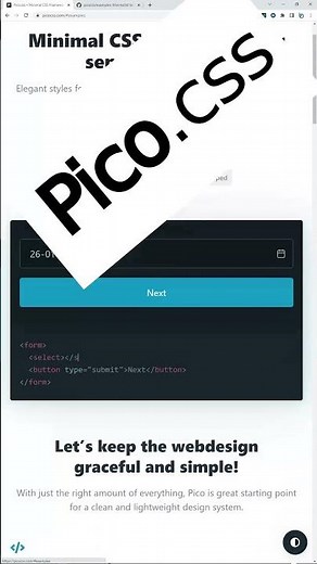 ¡Atrévete a probar PICO.css! ¿o ya lo probaste?