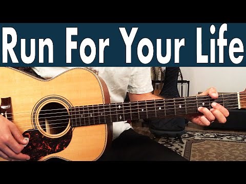Beatles Run For Your Life Guitar Lesson + Tutorial