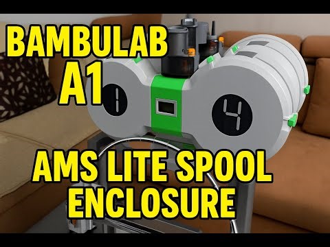 Keep Filament Dry! 🌡️ BambuLab A1 AMS Lite Enclosure Setup