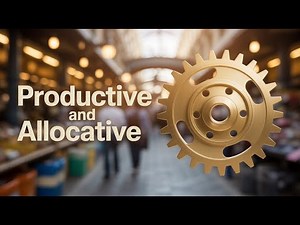 Economics A'Level | Productive & Allocative Efficiency Explained with Examples | Exam Success Guide