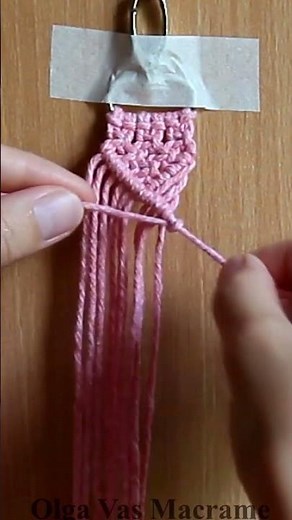 Macrame Keychain Tutorial