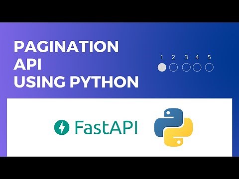 Build A Pagination API with FastAPI and Python (under 10 minutes!)