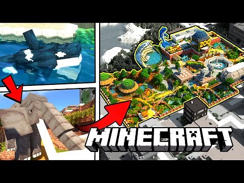 How I Created A WILD Minecraft Zoo!