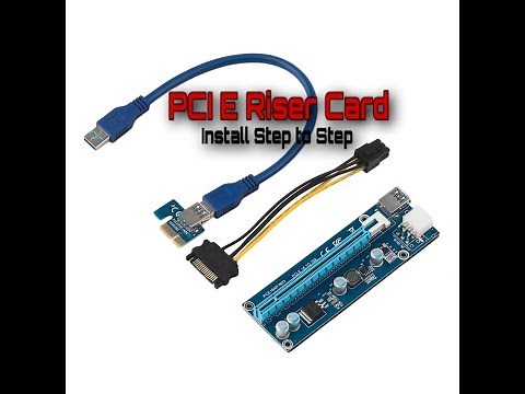 How to Install PCI e Riser Card in PC | Gaming and Cryptocurrency Mining | Step to Step |
