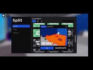 Roblox split how to do the dock level