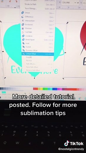 #inkscapetutorial #sublimation #MyRoutine #DailyVlog #cricut #learnontiktok #cricuthacks #sublimationhack #sublimationtutorials #inkscape #fyp