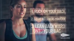 The best way to get better at rucking is to go out and do it, but you can use your rucksack for a lot more than rucking. More on the Ruck Workout here: http://ruck.ly/2eMLrj2 | GORUCK