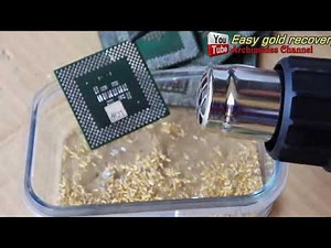 💻 How to Recover Gold from CPU Processors – Extract Gold from CPU Pins & Recycle Scrap!