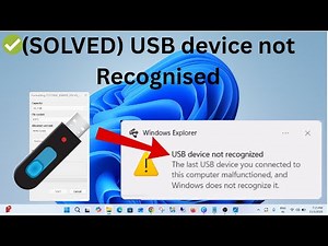 How to Fix USB device not Recognised Error In Windows 11 & 10