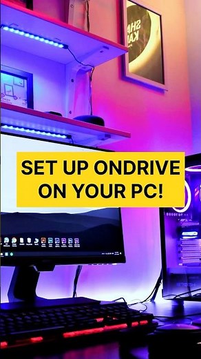How to set up one drive on your PC! #pctipsandtricks #onedrive #shorts