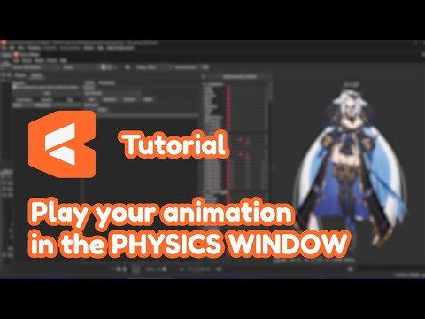 How to Play Animations in the Physics Window - Live2D Tutorial