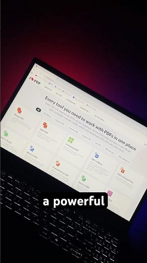 Stop struggling with PDFs This one website can do everything in seconds! ⚡