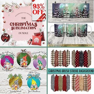 Calling all crafters! ⏱️ The Christmas Sublimation Bundle is here! ❄️🎅🎄 Create eye-catching and customizable products with our curation of Christmas-themed sublimation designs! 🎄 93% off - Expiring soon - Get this bundle now! 🎄 desgbndls.net/the-christmas-sublimation-bundle | Design Bundles