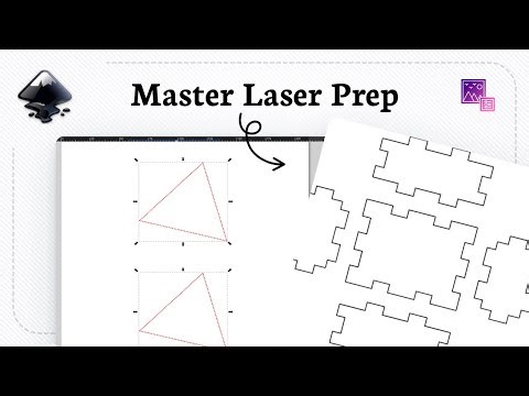 How to use inkscape for laser cutting (Material Crafting)