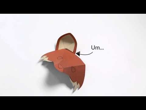 How to Make 3D Paper Fox Head | Paper Project Inspiration | Cricut™