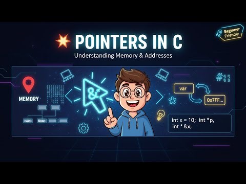 C Programming | Understanding Pointers Step-by-Step 🔢