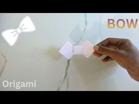 How to Make a Perfect Origami Paper Bow | Step-by-Step Tutorial