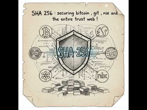 SHA 256 : securing bitcoin , git , nix and the entire trust web !