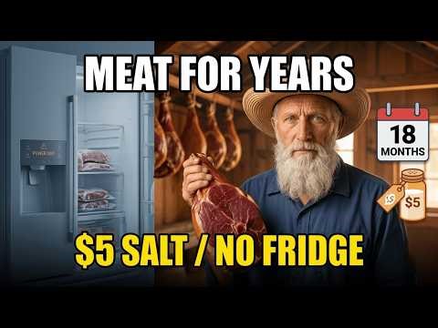 The Amish Preserve Meat for Years Without Refrigeration — This Salt Method Costs $5