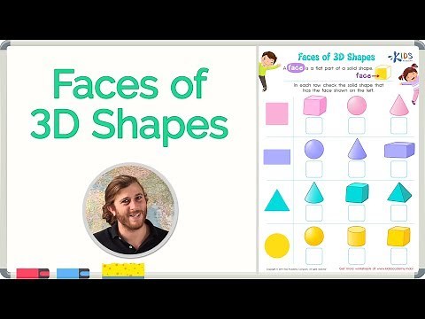 Faces of 3D Shapes | Geometry | Math for 2nd Grade | Kids Academy