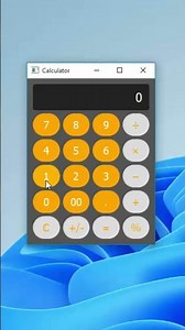 Stylish GUI Calculator PyQt5 Python #codinglife #pythontutorial #pyqt5