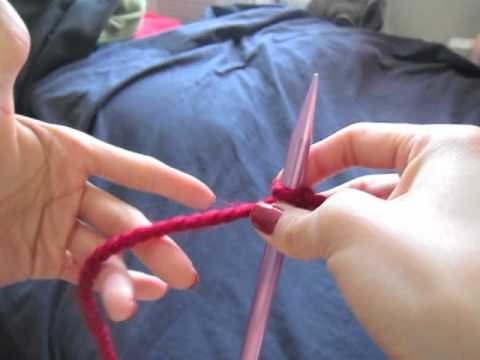 Knitting How To: Cast On (Casting On Step By Step Tutorial)