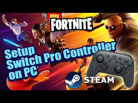 Set up Nintendo Pro Controller on Windows PC for FORTNITE