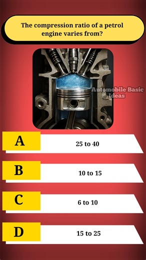 The compression ratio of a petrol engine varies from?