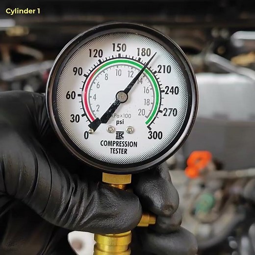 Testing engine compression