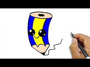 How To Draw A Cartoon Character In Easy Way So Easy | Simple Drawings For Beginners