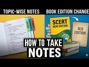 How to take notes | Topic Wise Notes | Take Notes Now!
