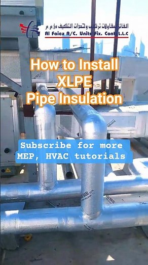 How to Install XLPE Pipe Insulation | Step-by-Step HVAC Tutorial
