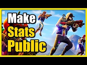 How to Make Stats Public in Fortnite OG (Fortnite Tracker Stats Not Showing)