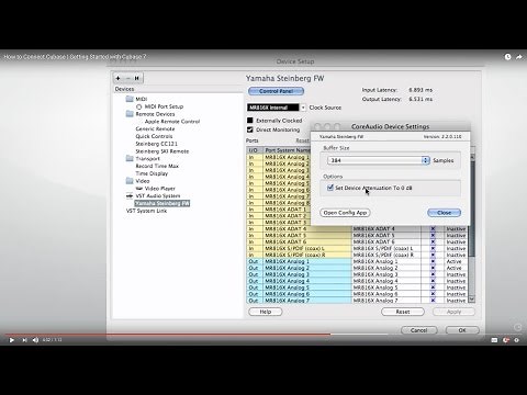 How to Connect Cubase | Getting Started with Cubase 7