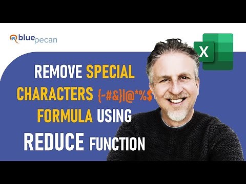 Remove Special Characters From Text String in Excel Using REDUCE Formula