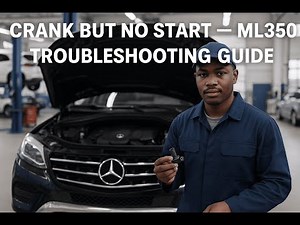 Mercedes Benz ML350 Crank No Start | Easy Fix with Crankshaft Sensor Repair.